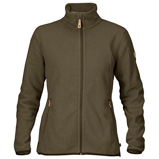 Fjällräven fjallraven stina fleece w, felpa donna, dark grey, xl