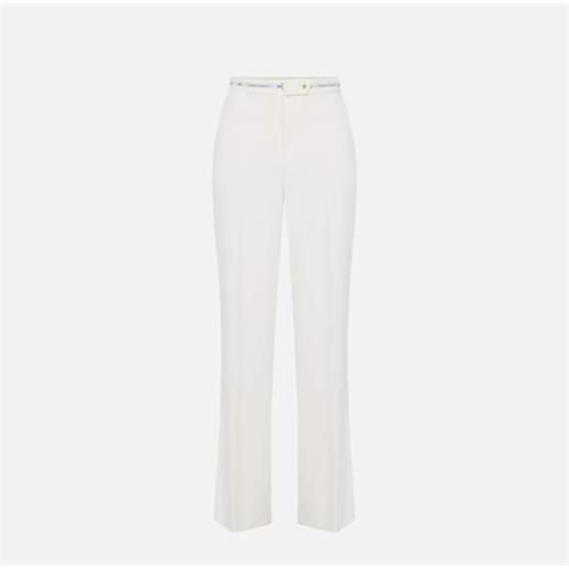 ELISABETTA FRANCHI pantaloni donna pa10356e2 avorio (360)