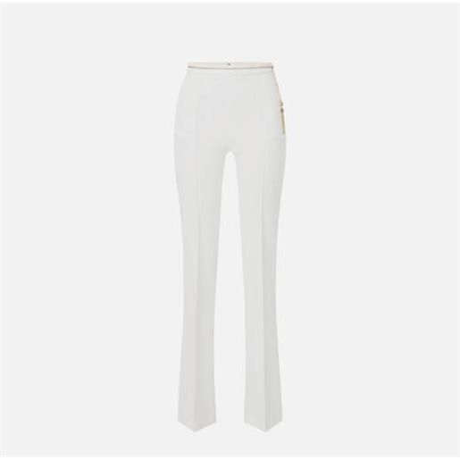 ELISABETTA FRANCHI pantaloni donna pa14157e2 avorio (360)