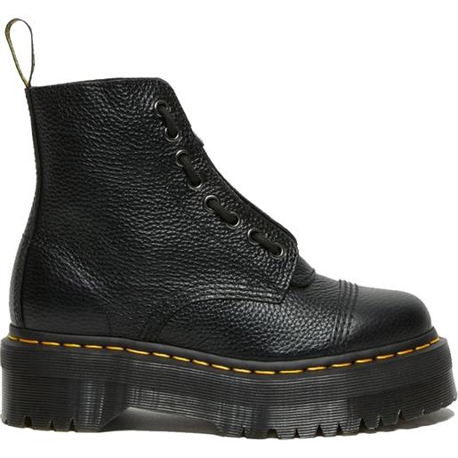 DR. MARTENS stivali platform di pelle sinclair - 22564001 - nero