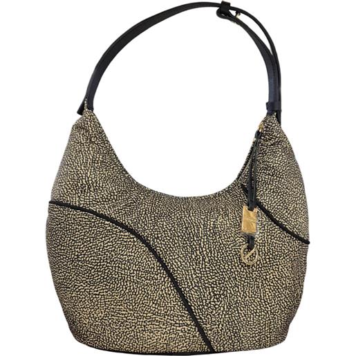 BORBONESE borsa hobo medium - 91010112aj0x11 - naturale