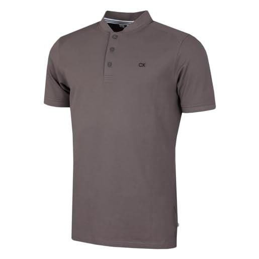 Calvin Klein 2025 polo da golf da uomo blade collar campus - ardesia - xxl