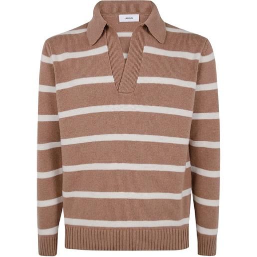 Lardini maglione a righe - toni neutri