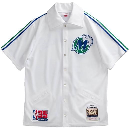 Mitchell & Ness top 1980/81 hardwood classics dallas mavericks 35th anniversary "white" - bianco