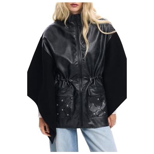 Desigual poncho_eyelets aldama, 2000 black, u