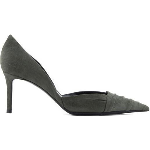 Giorgio Armani pumps a punta 70mm - verde