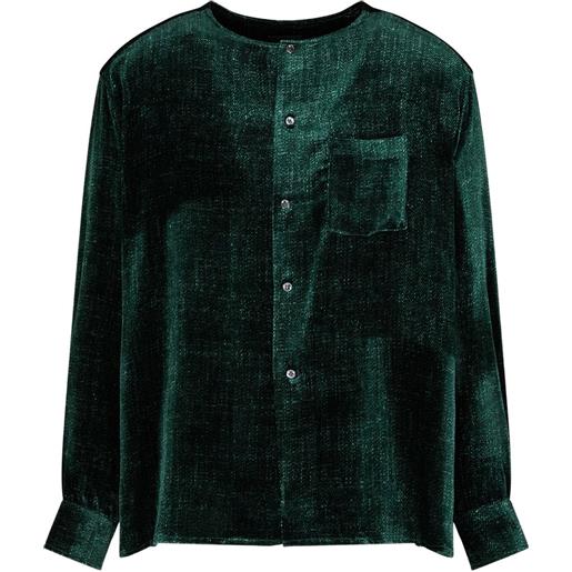 Giorgio Armani camicia a maniche lunghe - verde