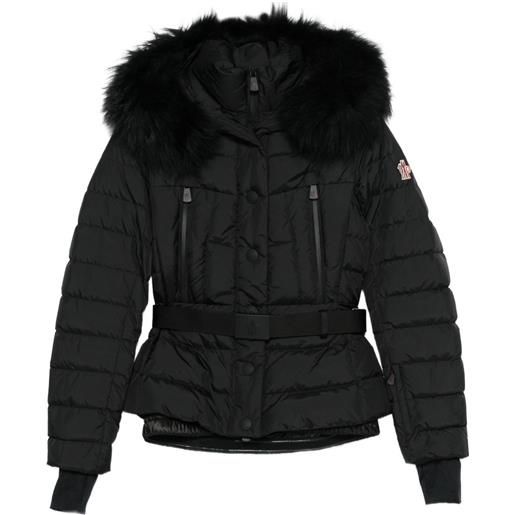 Moncler Grenoble giacca con cintura - nero