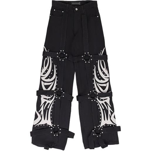 Who Decides War jeans winged - nero