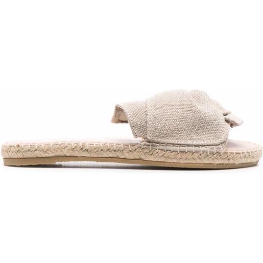 Manebi espadrilles con ruches - toni neutri