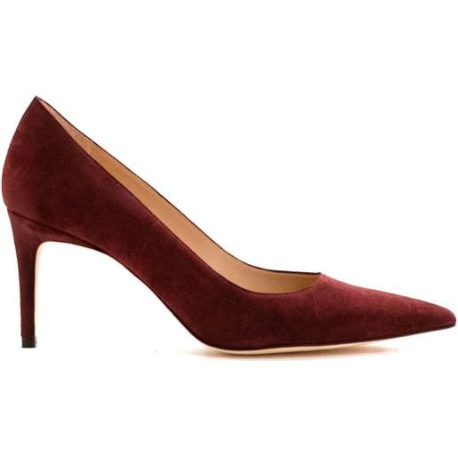 Stuart Weitzman pumps a punta 75mm - rosso