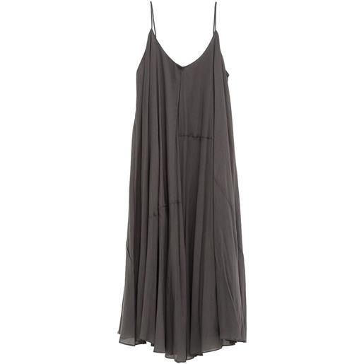 Lauren Manoogian abito midi plissettato - grigio