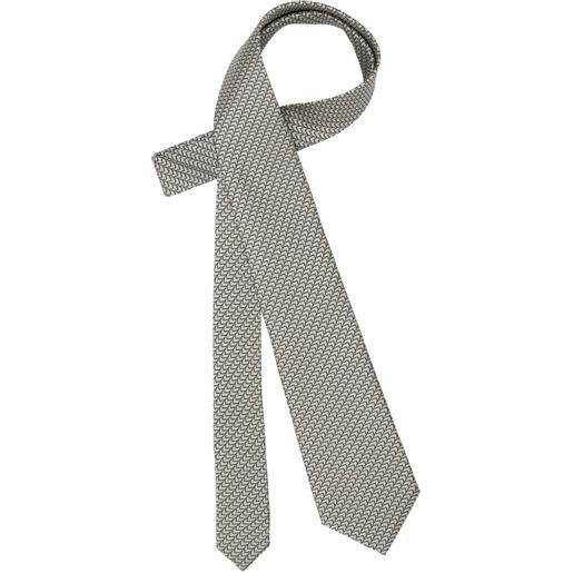 Giorgio Armani cravatta con stampa - toni neutri