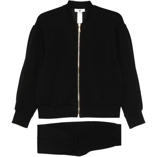 TWINSET bomber con zip - nero