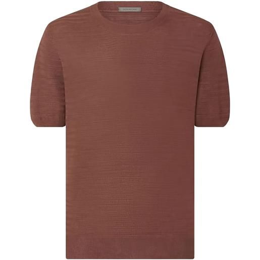 Corneliani t-shirt a maniche lunghe - marrone