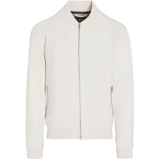 Alphatauri felpa con zip - bianco