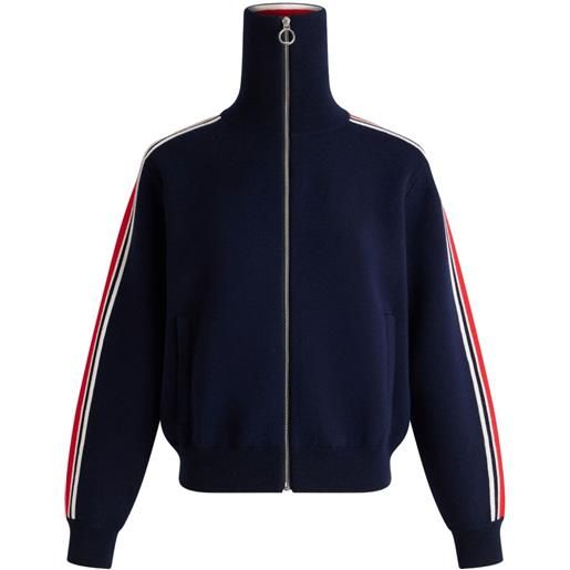 Fusalp cardigan con zip - blu