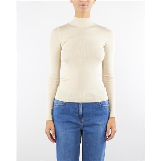 PENNY BLACK lupetto vaniglia con bottoni bijou