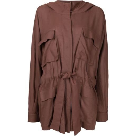 Lenny Niemeyer parka con cappuccio - marrone