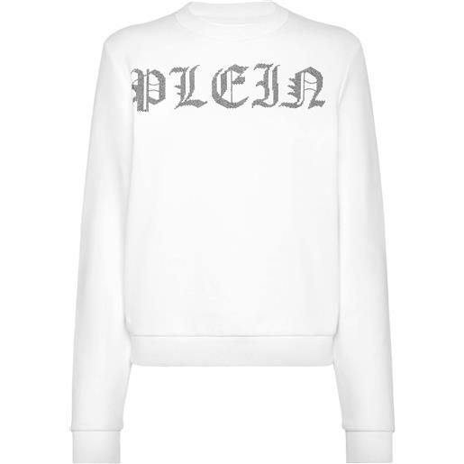 Philipp Plein logo-embellished sweatshirt - bianco