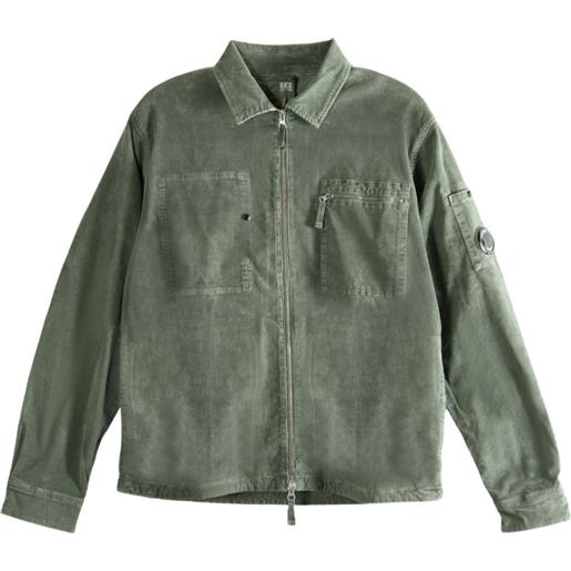 C.P. Company camicia con zip - verde