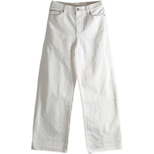 Calvin Klein jeans a gamba ampia - bianco
