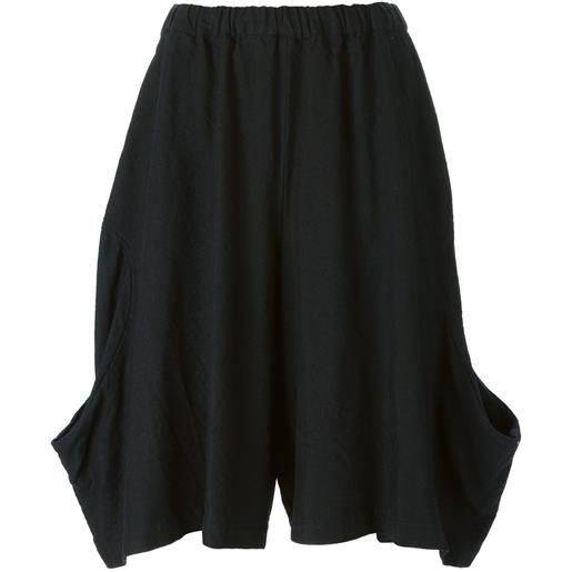 Comme Des Garçons Comme Des Garçons flared asymmetric skirt - blu