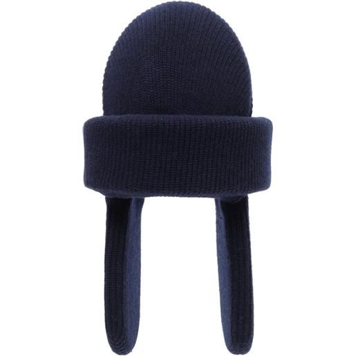 Duran Lantink berretto in misto cashmere - blu