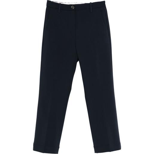 Nine In The Morning pantaloni con bottoni - blu