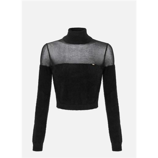ELISABETTA FRANCHI cropped turtleneck