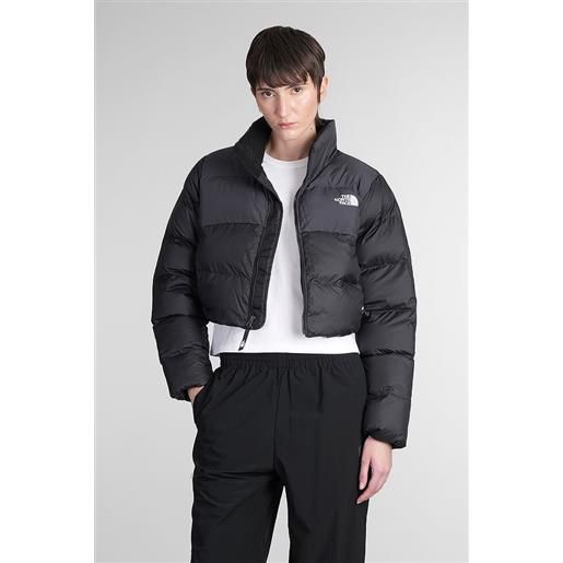 The north face piumino cropped saikure in poliammide nera