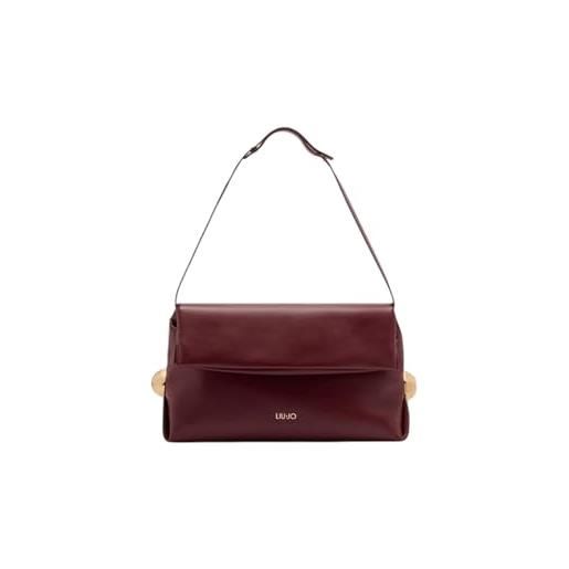 Liu jo borsa a tracolla riccy ecs pochette red wine bordeaux