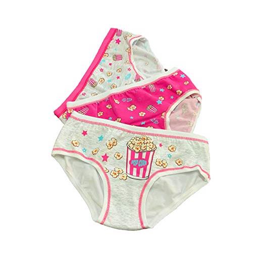 JADEA slip bimba, offerta 3 e 6 pezzi, slip bambina fantasia slip bimba in cotone (278 3 pezzi, 3-4 anni)