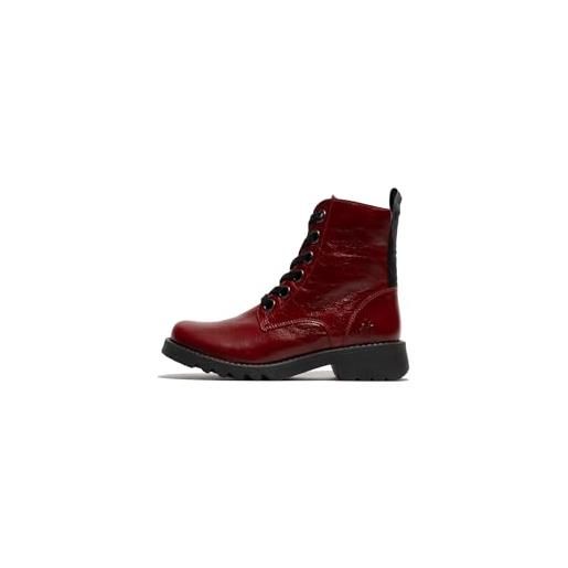 Fly London p144539045 ragi539fly stivale alla moda donna, rosso, 36 eu