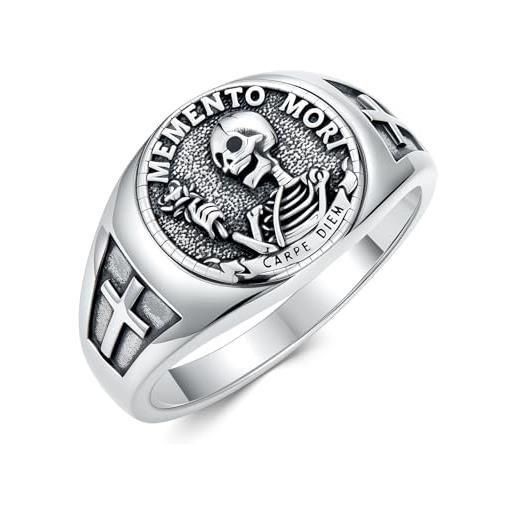 Acquista Anelli In Argento Sterling Con Teschio Online - Foto 5