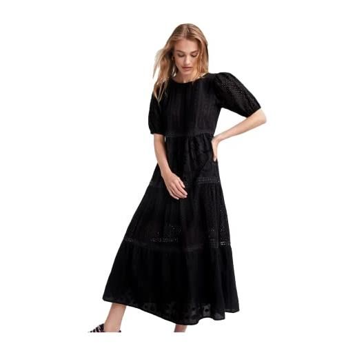 Desigual vest_brady abito casual, nero, s donna