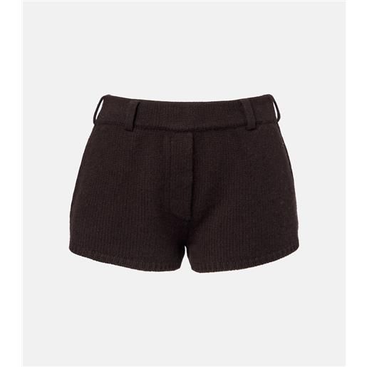Lisa Yang shorts in cashmere a vita bassa