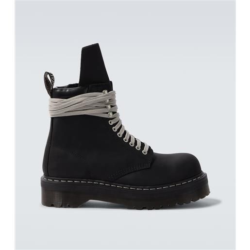 Rick Owens x dr. Martens - stivaletti in pelle