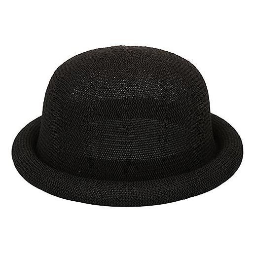 SLEDEZ cappello di paglia traspirante per bambini cappello a bombetta piccolo for bambini primaverili ed estivi elegante cappello alla moda (color: colour 3, size: free size)