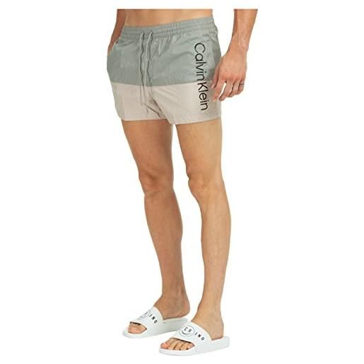 Calvin Klein core logo block boxer mare uomo classic grey m