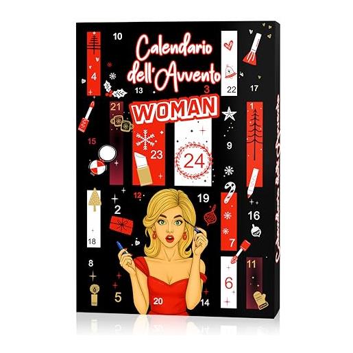 DMC BEAUTY dmc calendario dell'avvento cosmetici beauty make up 2025 - 24 sorprese cosmetici make up e skincare di marchi top, garnier, deborah, rimmel, douglas - regalo natale di qualità per amanti del trucco