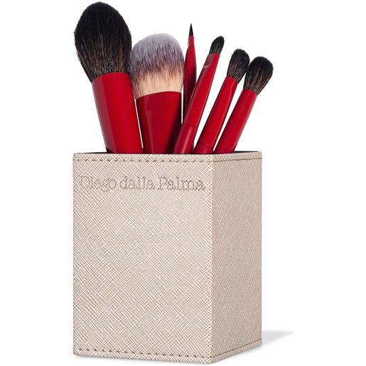 Diego Dalla Palma essential pro brush set - set pennelli professionali viso e occhi 6pz - pennelli