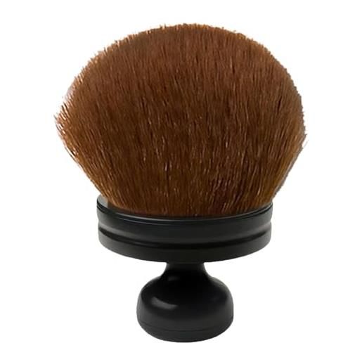 Onperpoe pennello autoabbronzante, grande pennello per il trucco per il corpo autoabbronzante, diametro 7,4 cm, applicatore portatile per la pelle per gambe, braccia, cipria, pennello per trucco bronzo