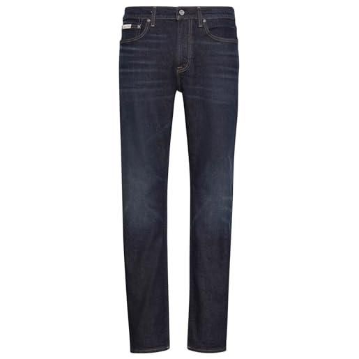 Calvin Klein slim taper jean lv04rd700g jeans, blu (sapphire tango), 32w / 38l uomo