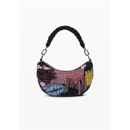 Desigual borsa shopper media con perline