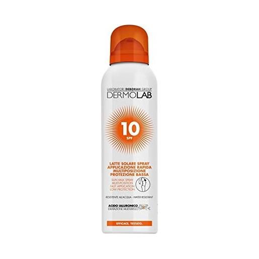 DEBORAH dermolab sun latte solare spray spf10 150 ml