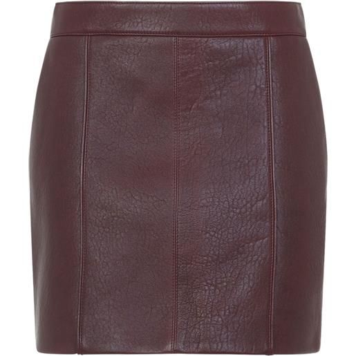 Chloé minigonna con inserti - rosso