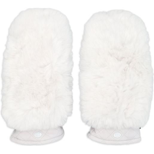 Goldbergh muffole hill in finta pelliccia - bianco