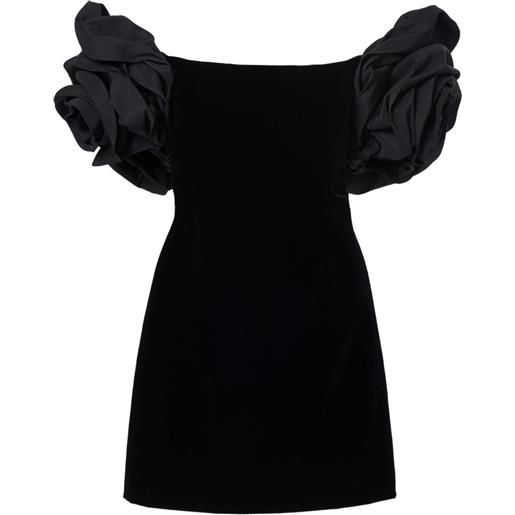Carolina Herrera abito corto con spalle scoperte - nero