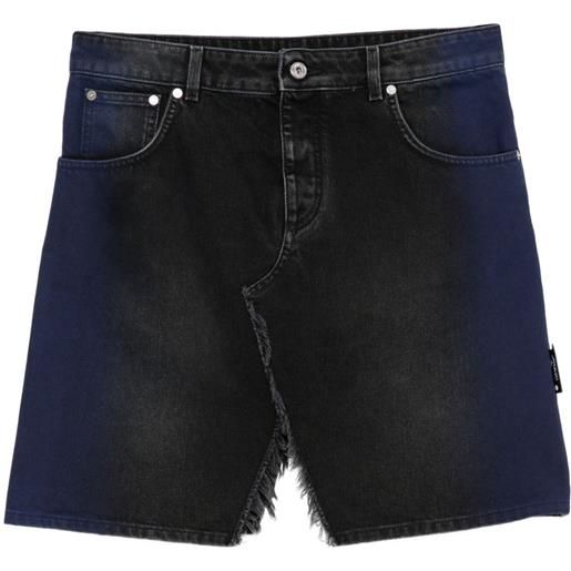 Off-White gonna denim spray jil - blu